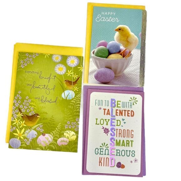Hallmark Easter Blessings Greeting Card Bundle of 6 - Picture 3 of 14